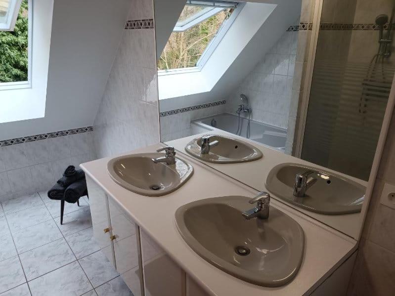 La Fontaine Aux Enfants - Gr5 - Chambre Avec Sdb Privee Abreschviller Esterno foto